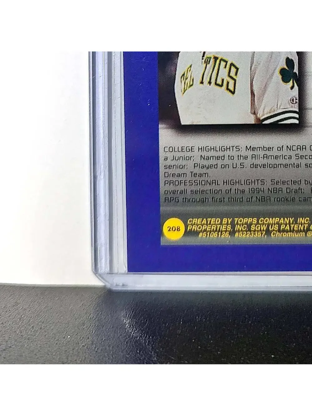 Eric Montross 1994-95 Topps Finest #208 Collegiate Best